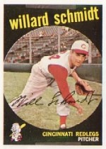 1959 Topps Baseball Cards      171     Willard Schmidt